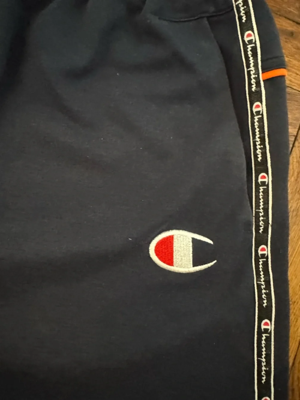 Champion NBL Navy Athletic Sweat Shorts with Taipans Patch - Picture 5 of 9